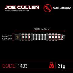 Winmau Joe Cullen Ignition Steeldarts 21g, 23g