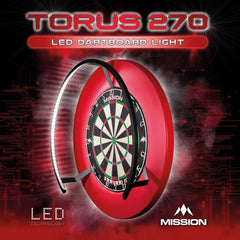 MISSION Torus 270 degree dartboard lighting LED 