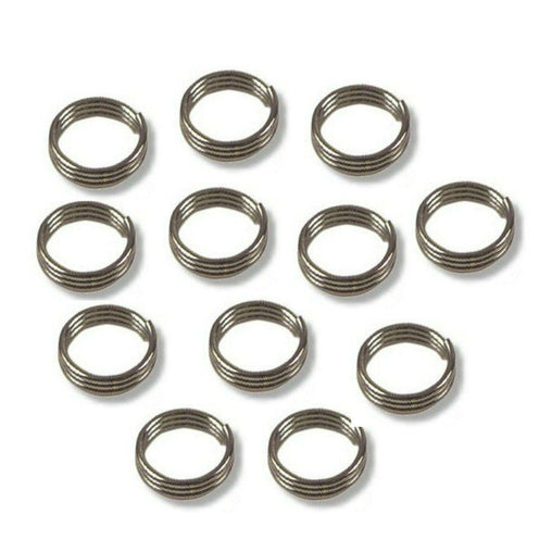 Pierścienie sprężynujące do darta Pierścienie wału Pierścienie wału do nylonowego wału srebrne 12 - 30 - 50 -100