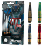 Harrows Vivid Steeldarts 21g, 22g, 23g, 24g, 25g in 4 different colors