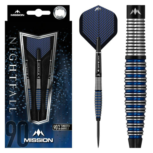 Mission Nightfall M4 Curved Steel Darts 22g, 24g, 26g