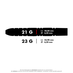 Target Phil Taylor Power Strike Steeldarts 21g, 23g