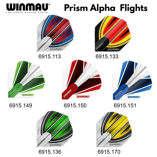 Winmau Prism Alpha Dart Flights - verschiedene Designs 3