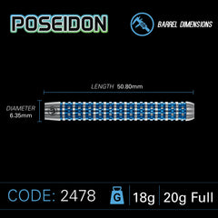 Miękkie rzutki Winmau Poseidon 20g