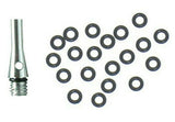 Rubber rings for dart shafts, dart O-rings -> 25/50/100 pieces