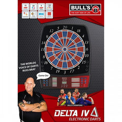 BULL'S Delta IV RB Sound Electronic Dartboard 
