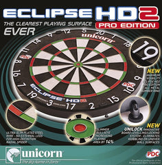 Unicorn Eclipse HD2 Pro TV Edition Bristle Steeldartboard