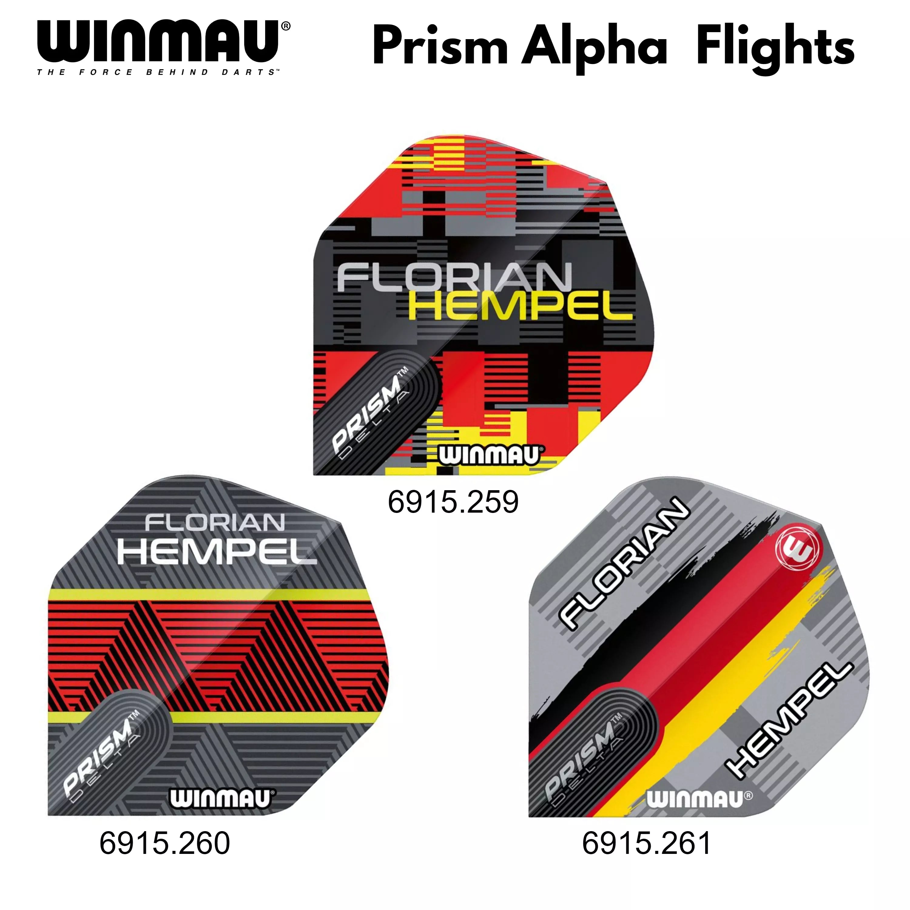 Winmau Prism Alpha Dart Flights - Florian Hempel