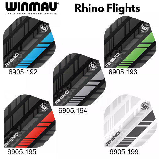Winmau Rhino Dart Flights - different designs 2