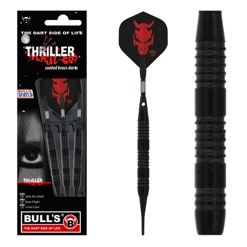 Bulls Thriller "Ringed Grip" soft darts 16g, 18g