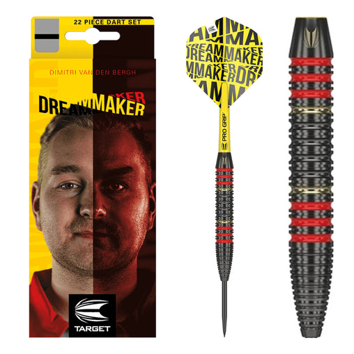 Target Dimitri Van Den Bergh steel darts 22g 