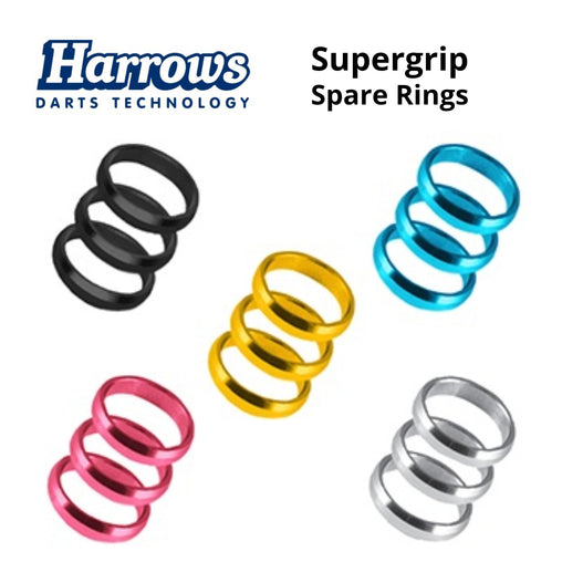 Kolorowe zapasowe pierścienie Supergrip