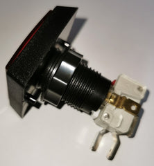 Przycisk z mikroprzełącznikiem, żarówką LED bez/z etykietą, np. do przycisku zmiany odtwarzacza Löwen