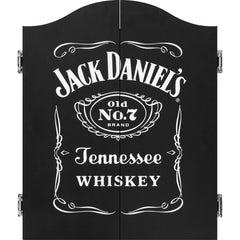 Mission Jack Daniels Dartboard Cabinet with Jack Daniels Axis Dartboard 