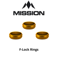 Mission F-Lock Rings Aluminium Schaftringe Flight Ringe Slot Lock