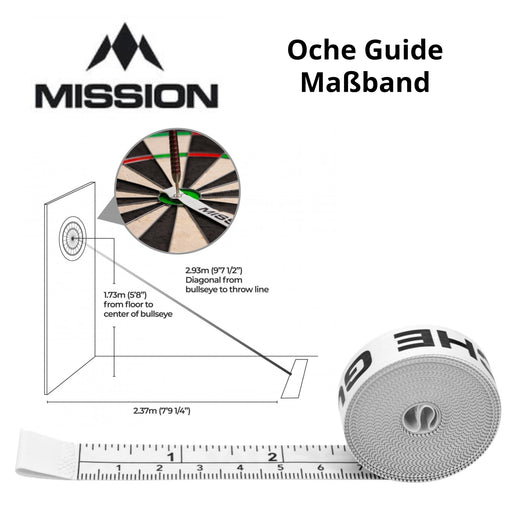 Mission Oche Guide Board Distance Meter