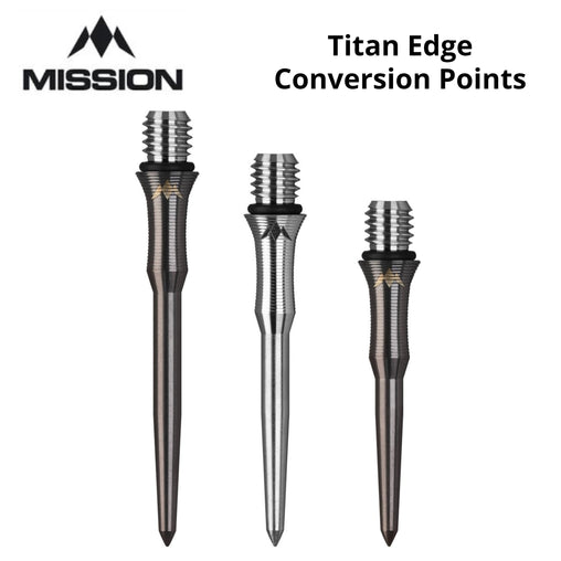 Rowkowane punkty konwersji Mission Titan Pro w 3 długościach 