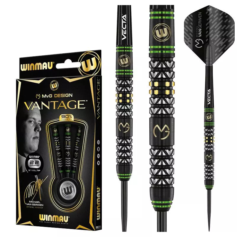 Winmau Michael van Gerwen MvG Vantage steel darts 22g, 23g, 24g 