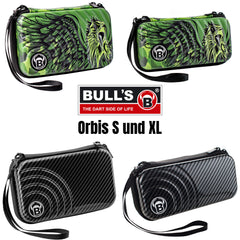 Bulls Orbis LE3 und HS Carbongrey Dartcase Dartkoffer in XL, S