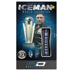 Red Dragon Gerwyn Price Blue Iceman Originals Steeldarts 23g, 24g, 26g