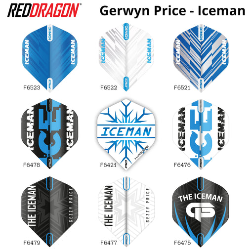 Red Dragon Hardcore Gerwyn Price - Iceman Flights