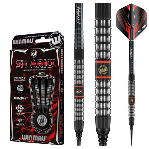 Winmau Sicario V2 soft darts 20g 