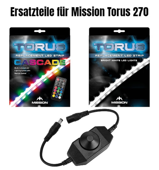 Mission Dart Torus 270 Light Sandgestrahlt Schwarz Dartboard Light Da,  74,90 €