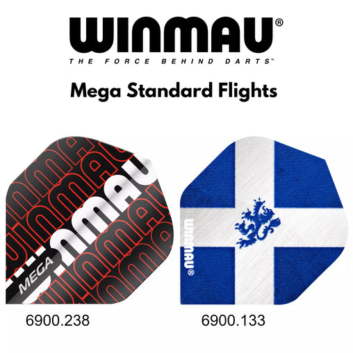 Winmau Mega Standard Flights - different designs