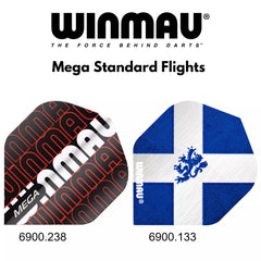 Winmau Mega Standard Flights - verschiedene Designs