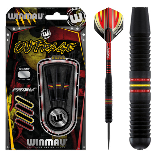 Winmau Outrage V1 steel darts 20g, 22g