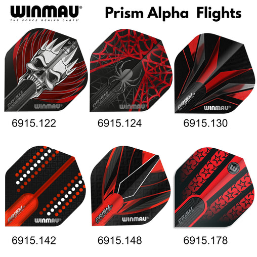 Winmau Prism Alpha Dart Flights - various designs 7