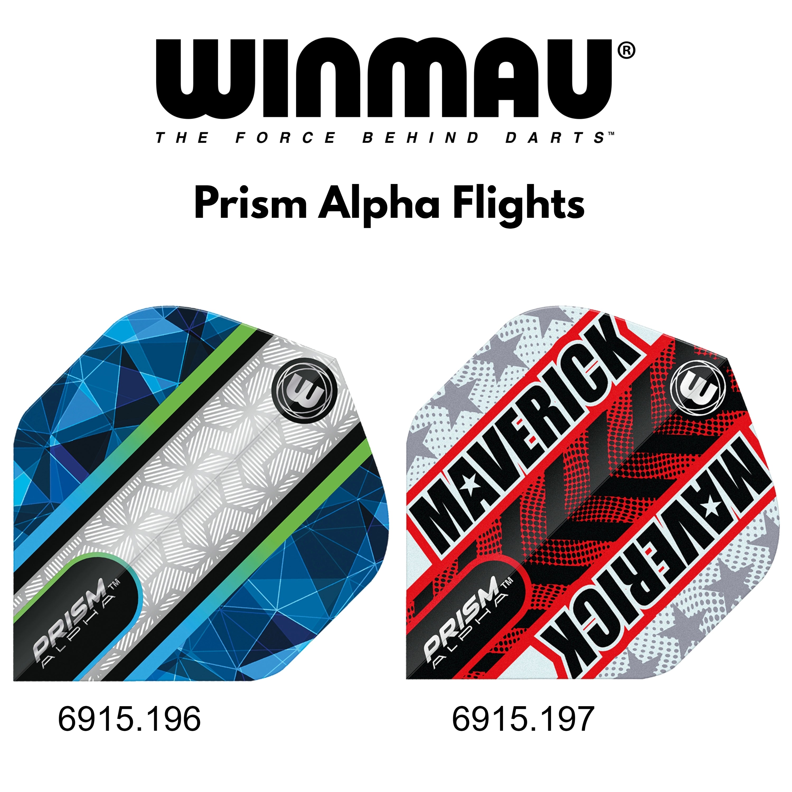 Winmau Prism Alpha Dart Flights - various designs 10