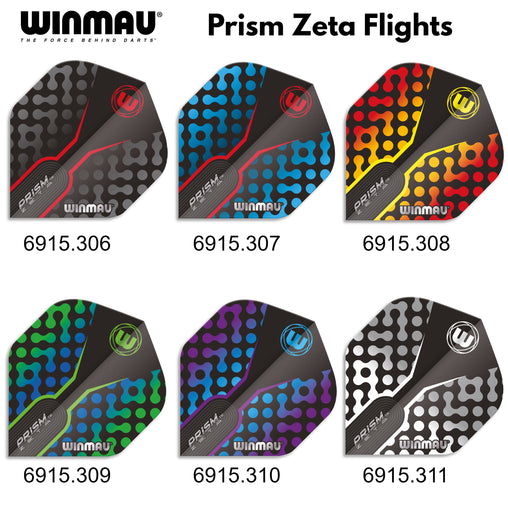 Winmau Prism Zeta Dart Flights - various designs 1