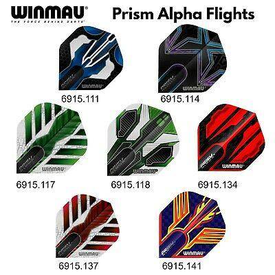 Winmau Prism Alpha Dart Flights - various designs 9