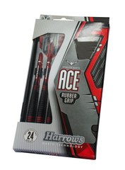 Harrows ACE Rubber Grip Steel Darts 20g, 22g, 24g, 26g
