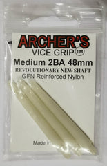 Archers Vice Grip Nylon Shafts - Natural - Medium 48 mm - FutureDart