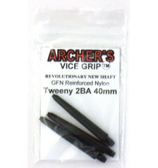 Archers Vice Grip Nylon Shafts - Schwarz - Tweenie 40 mm - FutureDart