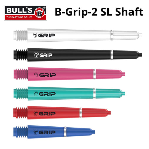 Bulls B - Grip - 2 SL Shafts - White - xs 28 mm - FutureDart