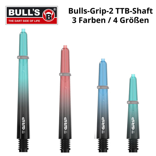 Bulls B - Grip - 2 TTB Shafts - Grün - 28 mm - FutureDart