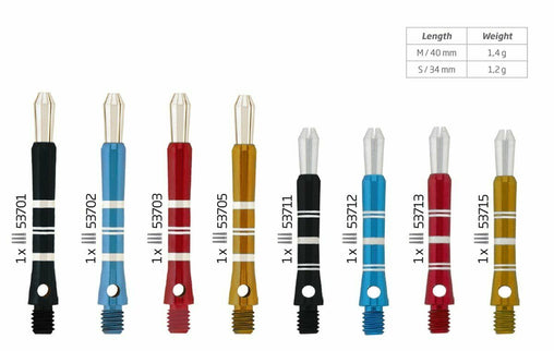 Bulls Collect Shaft Dartschaft - Schwarz - Short 34 mm - FutureDart