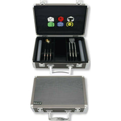 Bulls Dartsafe Aluminiumcase Dartkoffer Dart Tasche in 3 Größen M, L, XXL - XXL (für 2 Dartset) - FutureDart