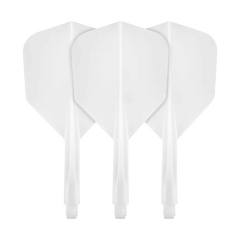 Condor AXE Revival Small Shape Flight Stems Shafts - Clear - S= 21.5mm - FutureDart