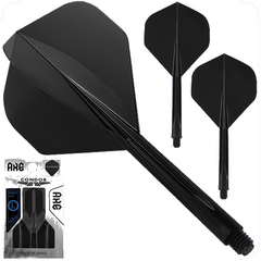 Condor AXE Revivale Standard Shape Flight Stems Shafts - Black - S= 21.5mm - FutureDart