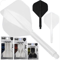 Condor AXE Revivale Standard Shape Flight Stems Shafts - Clear - S= 21.5mm - FutureDart