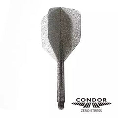 Condor Zero Stress Glitter Small Flight Stems Shafts - Silver - S= 21.5mm - FutureDart