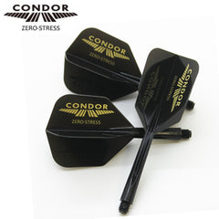 Condor Zero Stress Gold Logo Small Shape Flight Stems Shafts - S= 21.5mm - FutureDart