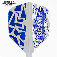 Condor Zero Stress Graffiti Small Shape Flight Stems Shafts - Clear - S= 21.5mm - FutureDart