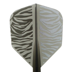 Condor Zero Stress Lion Zebra Small Shape Flight Stems Shafts - Clear Black - S= 21.5mm - FutureDart