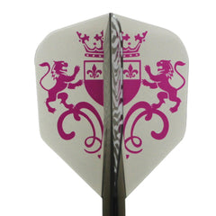 Condor Zero Stress Lion Zebra Small Shape Flight Stems Shafts - Clear Black - S= 21.5mm - FutureDart