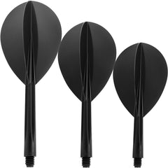Condor Zero Stress Pear Shape Flight Stems Shafts - Black - S 21.5 mm - FutureDart